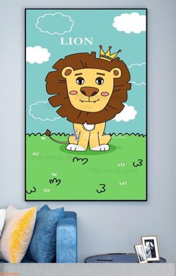 Tải file File tranh hiện đại pha lê gương KF94044 (gốc) chủ đề hoa sen