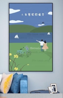 Tải file File tranh hiện đại pha lê gương KF94051 (gốc) chủ đề tâm linh