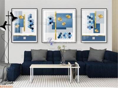 File tranh File tranh hiện đại pha lê gương KF94089 (gốc) chủ đề thiên nhiên