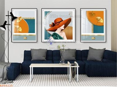 File in trần File tranh hiện đại pha lê gương KF94115 (file gốc) chủ đề vũ trụ