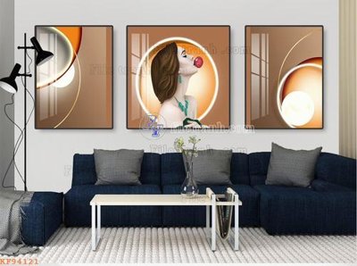 File gốc in ấn File tranh hiện đại pha lê gương KF94121 (sẵn sàng tải về)