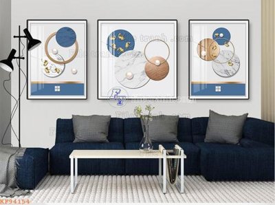 File tranh File tranh hiện đại pha lê gương KF94154 (file gốc) chủ đề phong thủy