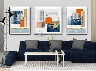 File gốc File tranh hiện đại pha lê gương KF94159 (in mica) làm quà tặng