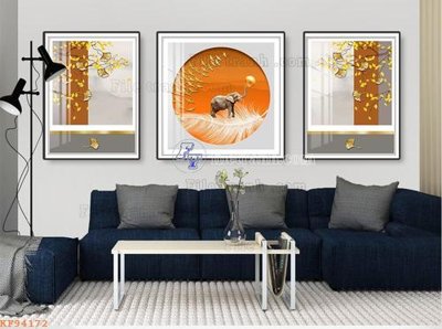 Tải file tranh gốc File tranh hiện đại pha lê gương KF94172 chất lượng cao