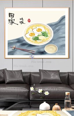 File gốc File tranh hiện đại pha lê gương KF94185 cho in ấn và thiết kế