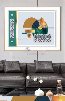 Tải file File tranh hiện đại pha lê gương KF94196 (PSD) cho in tranh 3D