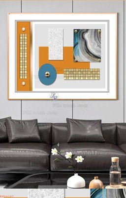 File gốc File tranh hiện đại pha lê gương KF94197 (in tráng gương) hiện đại