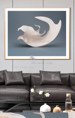 File tranh File tranh hiện đại pha lê gương KF94208 (gốc) in backlit film