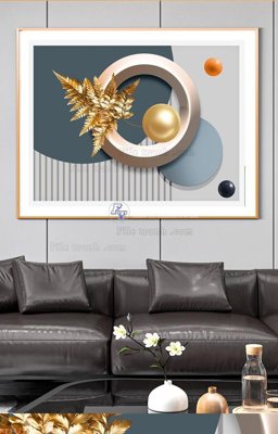 File in mica File tranh hiện đại pha lê gương KF94215 (ảnh gốc) đẹp