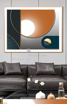 File in ấn File tranh hiện đại pha lê gương KF94222 (bản gốc) chất lượng cao