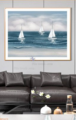 File in lụa File tranh hiện đại pha lê gương KF94270 (phong cảnh) File tranh hiện đại pha lê gương KF94270