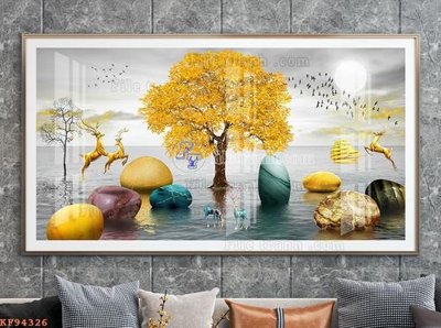 Tải file gốc File tranh hiện đại pha lê gương KF94326 (in khổ lớn) quảng cáo