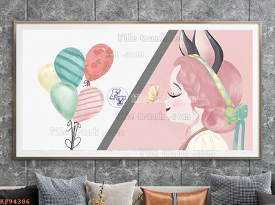 Download file ảnh gốc File tranh hiện đại pha lê gương KF94386 để in ấn