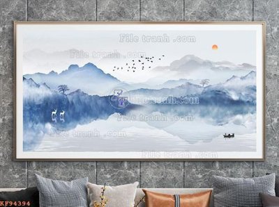 File tranh File tranh hiện đại pha lê gương KF94394 (ảnh gốc) chi tiết rõ ràng