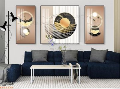 File tranh File tranh hiện đại pha lê gương KF94399 (ảnh gốc) in trần xuyên sáng