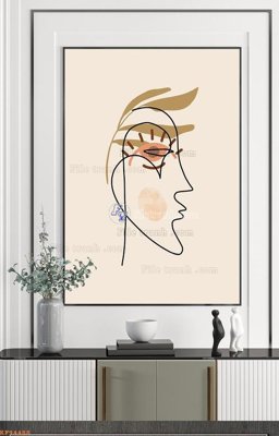 File gốc File tranh hiện đại pha lê gương KF94488 (in lụa) tranh phong thủy