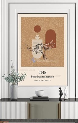 File gốc in ấn File tranh hiện đại pha lê gương KF94538 chất lượng vượt trội