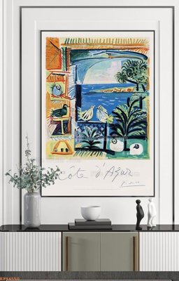 File gốc File tranh hiện đại pha lê gương KF94550 (in mica) làm quà tặng