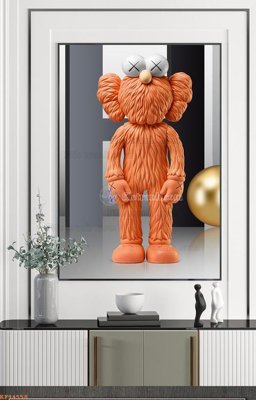 File tranh File tranh hiện đại pha lê gương KF94558 (ảnh gốc) in trần 3D