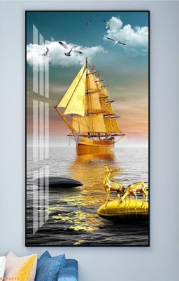 File tranh gốc File tranh hiện đại pha lê gương KF94572 (bản quyền) Filetranh.com