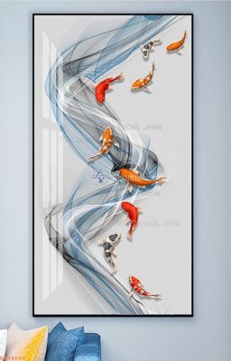 File gốc in ấn File tranh hiện đại pha lê gương KF94580 độ phân giải cao