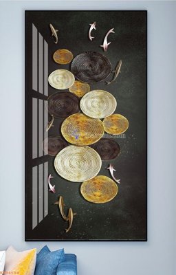 File gốc File tranh hiện đại pha lê gương KF94584 (in ấn) màu sắc trung thực