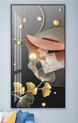 File tranh gốc File tranh hiện đại pha lê gương KF94599 (sắc nét từng chi tiết)