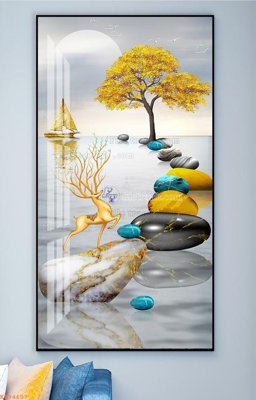 Tải về file tranh gốc File tranh hiện đại pha lê gương KF94607 (để in quảng cáo)