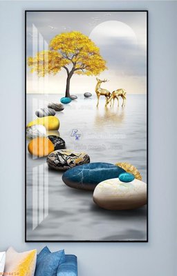 File gốc File tranh hiện đại pha lê gương KF94610 (Filetranh.com) File tranh hiện đại pha lê gương KF94610