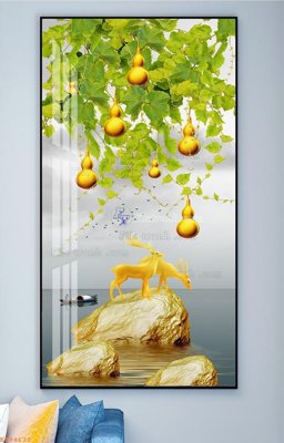 File gốc File tranh hiện đại pha lê gương KF94632 (ảnh chi tiết) để in ấn