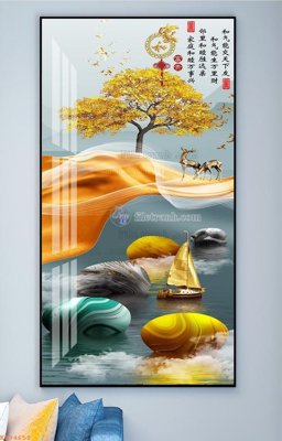 Tải xuống file tranh gốc File tranh hiện đại pha lê gương KF94652 (PSD/TIFF)