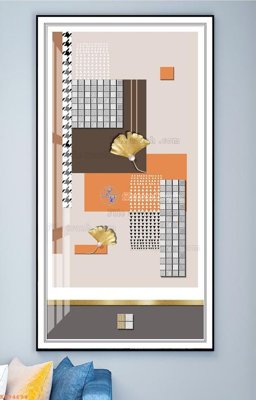 File gốc in mica File tranh hiện đại pha lê gương KF94694 chất lượng