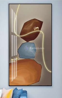 File ảnh File tranh hiện đại pha lê gương KF94712 (gốc) in biển hiệu