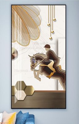 File tranh File tranh hiện đại pha lê gương KF94730 (bản gốc) trang trí văn phòng