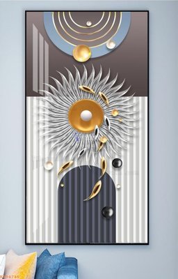 Tải file File tranh hiện đại pha lê gương KF94745 (gốc) làm file quảng cáo