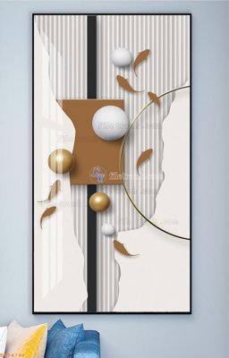 File gốc File tranh hiện đại pha lê gương KF94746 (in lụa) họa tiết 3D