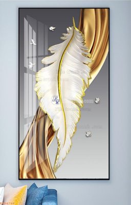 File ảnh File tranh hiện đại pha lê gương KF94749 (gốc) in Hiflex