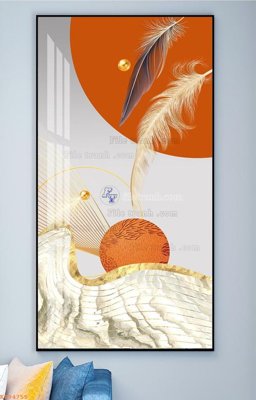 File PSD File tranh hiện đại pha lê gương KF94755 (bản gốc) dễ dàng edit