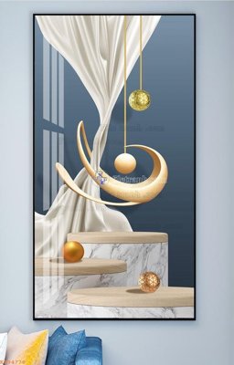 File tranh File tranh hiện đại pha lê gương KF94778 (bản gốc) trang trí văn phòng