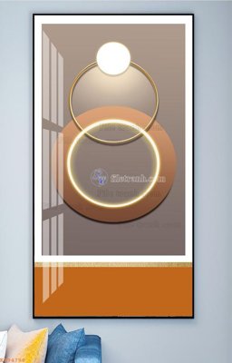 File gốc File tranh hiện đại pha lê gương KF94788 (chuẩn màu) cho in offset