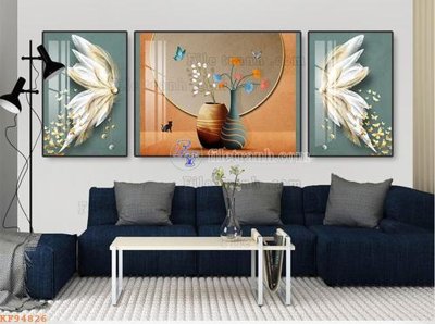 File PSD File tranh hiện đại pha lê gương KF94826 (nguyên bản) cho thiết kế