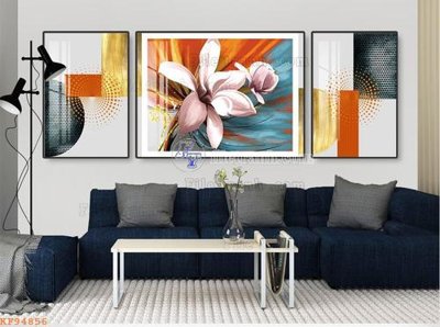 File in ấn File tranh hiện đại pha lê gương KF94856 (bản gốc) chất lượng cao