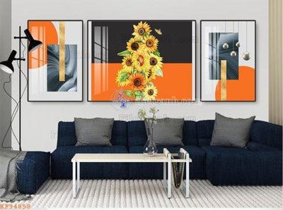 File PSD File tranh hiện đại pha lê gương KF94858 (chất lượng in ấn)