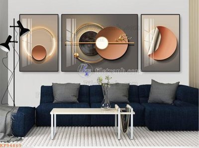 File ảnh File tranh hiện đại pha lê gương KF94869 (gốc) cho trang trí nội thất