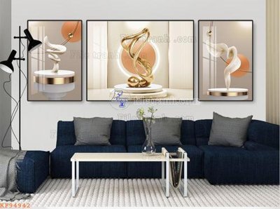 File in ấn File tranh hiện đại pha lê gương KF94942 (bản gốc) từ file gốc