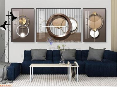 File tranh File tranh hiện đại pha lê gương KF94957 (gốc) chủ đề thiên nhiên