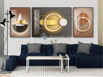 File PSD in ấn File tranh hiện đại pha lê gương KF94961 (chất lượng cao)