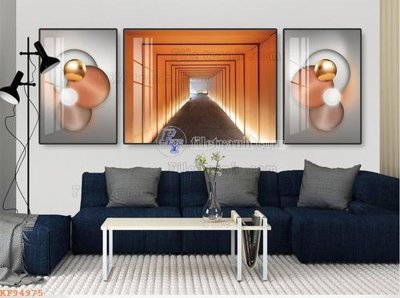 File tranh File tranh hiện đại pha lê gương KF94975 (gốc) in backlit film