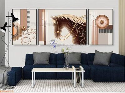 File tranh File tranh hiện đại pha lê gương KF94979 (ảnh gốc) in trần 3D