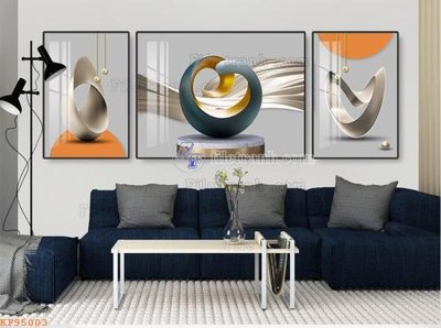 Ảnh gốc File tranh hiện đại pha lê gương KF95003 (độ nét cao) in tráng gương